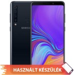 Használt mobiltelefon Samsung Galaxy A9 (2018) SM-A920 6/128GB fekete DUAL SIM kártyafüggetlen 0001563